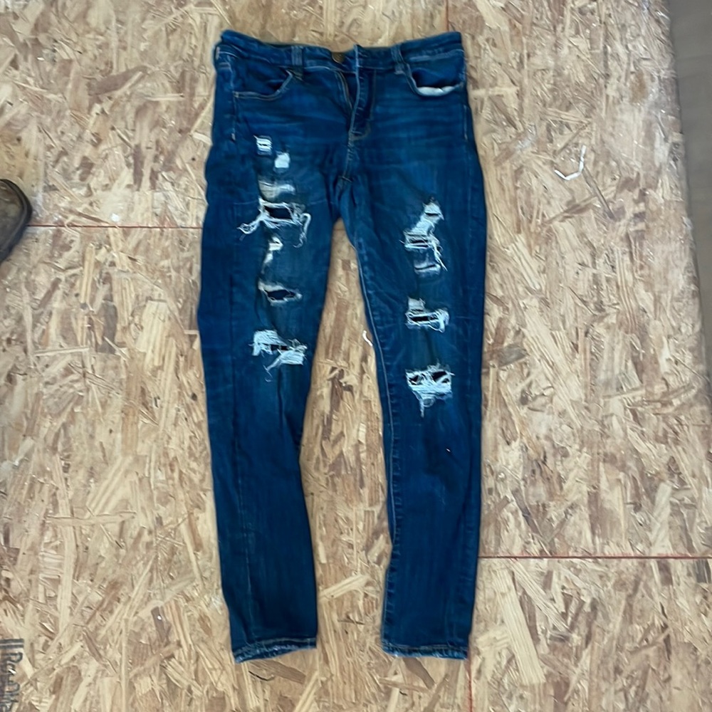 American Eagle Next Level Stretch Jeggings Dark Wash